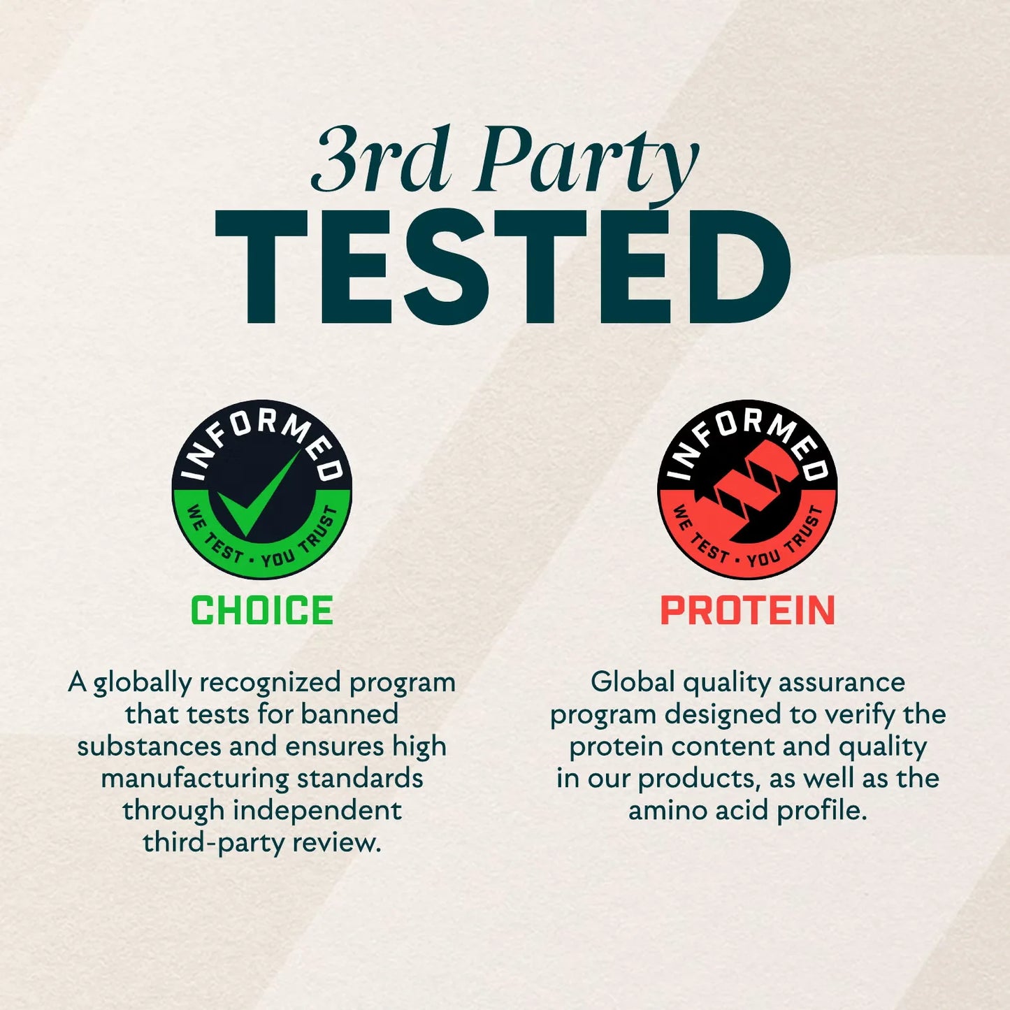 Impact whey protein 3rd party tested | Informed Choice | ProteinasMedellin.com | Colombia