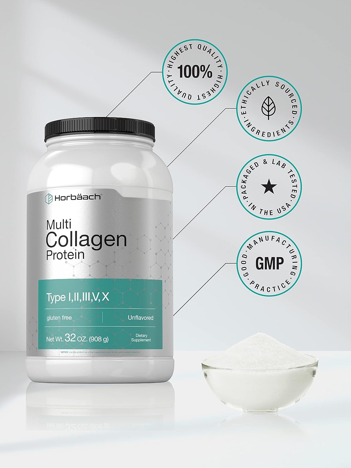 Péptidos de colágeno hidrolizado sin sabor-Aseguramiento de la calidad-ProteinasMedellin.com | Colombia