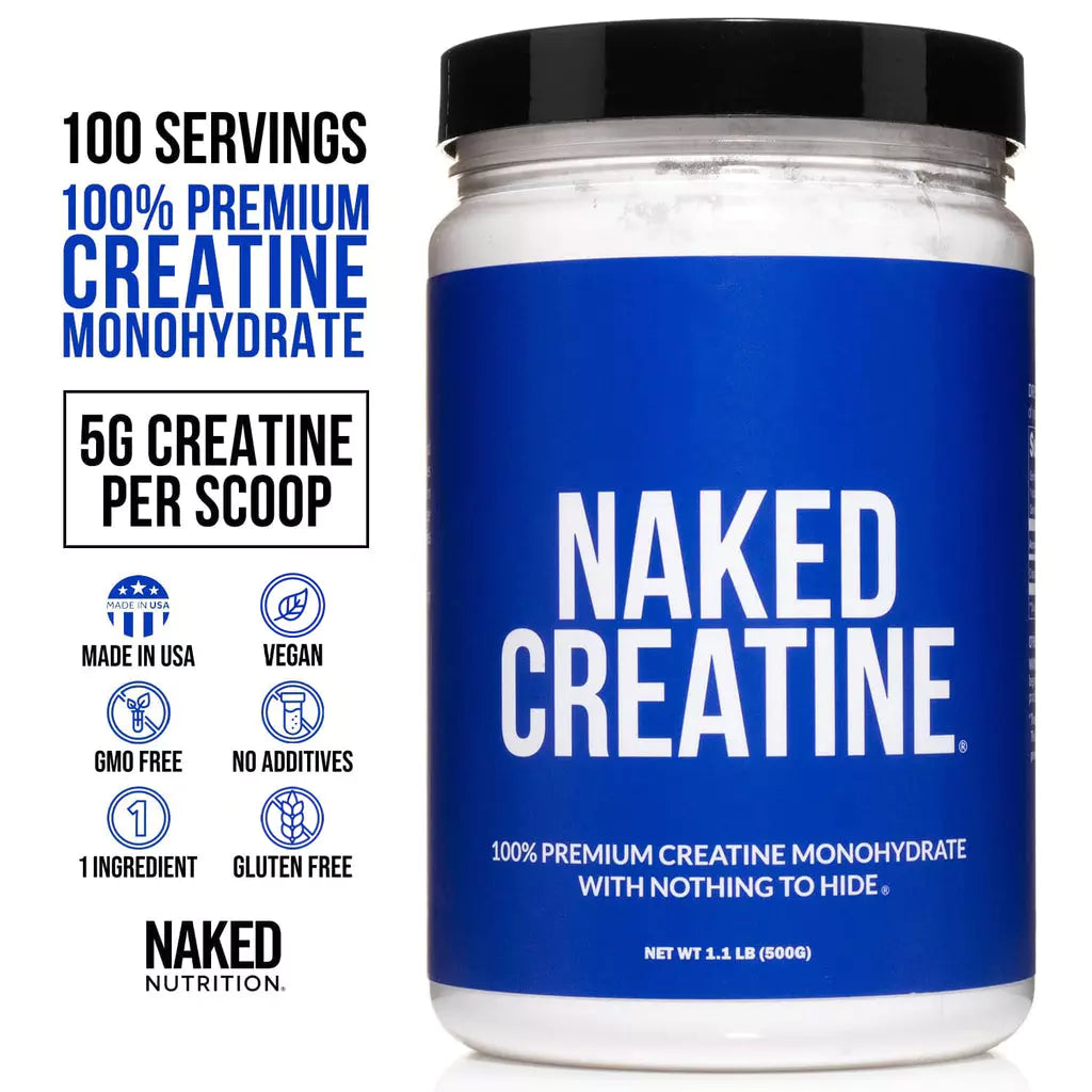 100% Creatina monohidratada_Libre de aditivos_No GMO